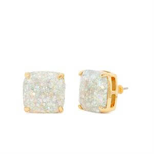 Kate Spade New York Small Opal Glitter Square Studs